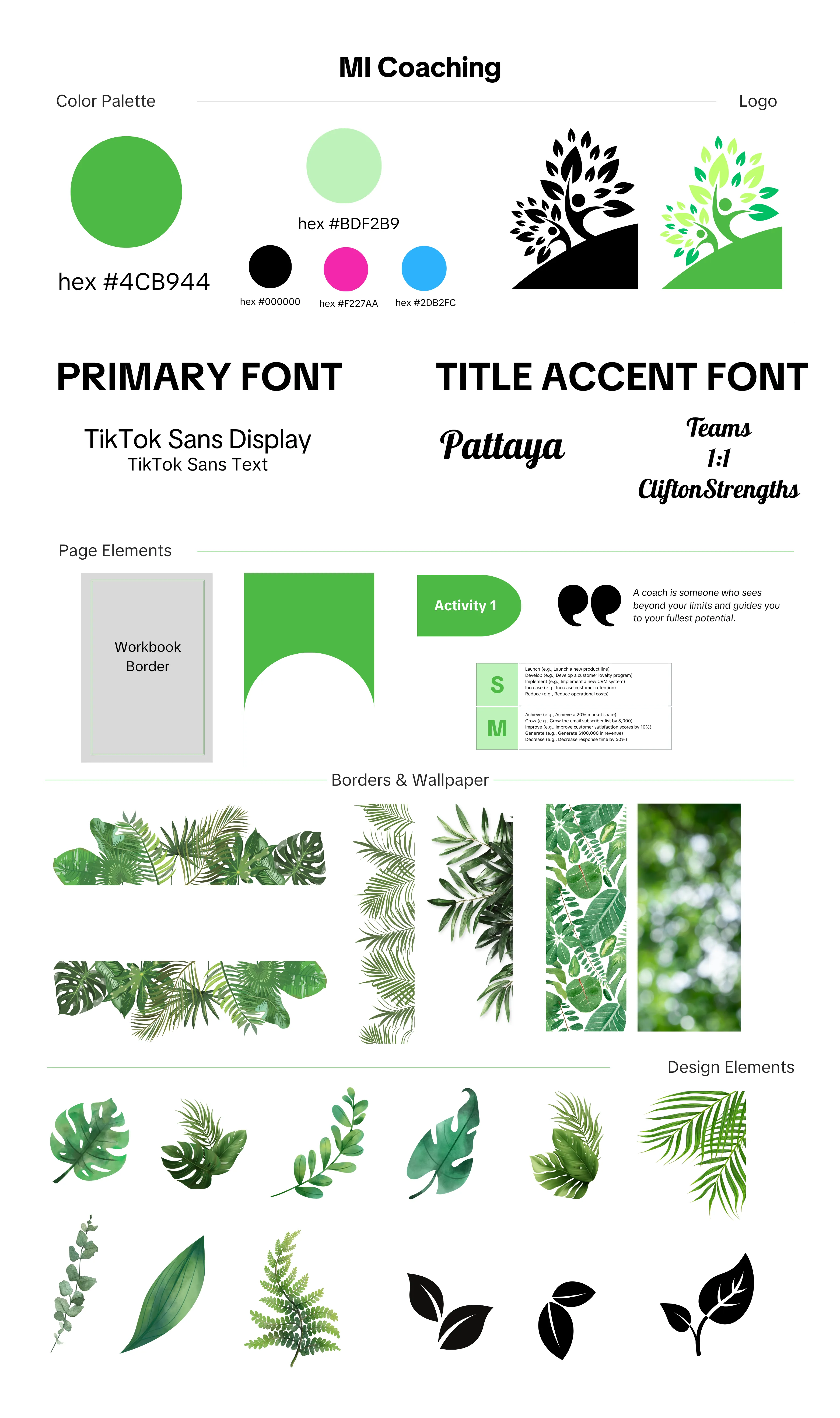 A page from the L&D brand style guide, covering imagery and layout treatments.